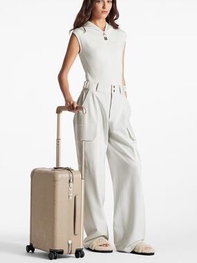 Louis Vuitton Cream Luggage